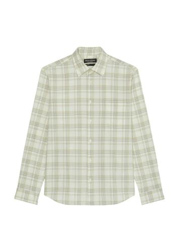 Hemd regular L - Multi/ Cotton White