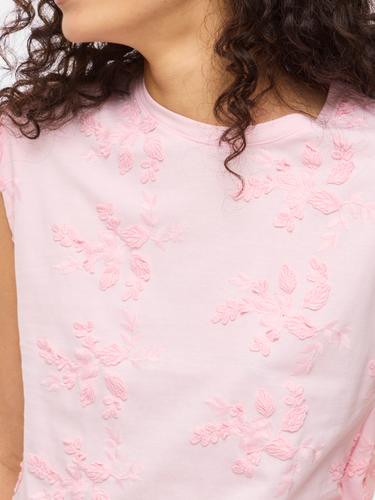VINAYLA O-NECK S/L TOP/1 XS Normal geschnitten - Cherry Blossom