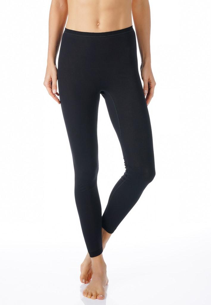 Leggings lang Schwarz 48