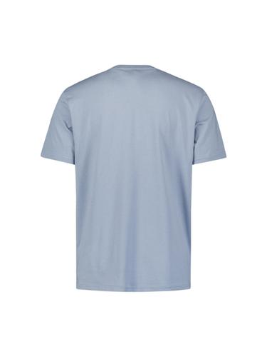 T-Shirt Crewneck Solid Basic S Regular Fit - Dusty Blue