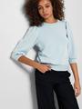 SLFTENNY 3/4 SWEAT TOP NOOS L Locker geschnitten - Cashmere Blue