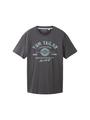T-Shirt mit Logo-Print XL Regular Fit - Tarmac Grey