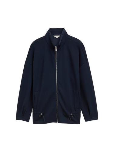 Plus Size - Sweatjacke aus Scuba 54 Regular Fit - Sky Captain Blue