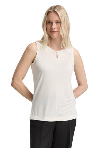 Top mit Cut-Out-Detail M Regular Fit - Whisper White