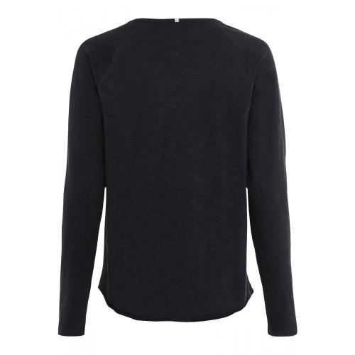 Langarmshirt aus reiner Baumwolle L Regular Fit - Dark Navy