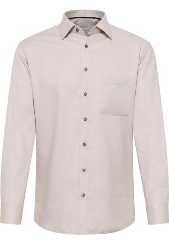 Hemd Natté Langarm 46/Langarm - 65cm MODERN FIT - Sand