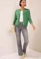 Strickjacke mit Knopfleiste L - Fennel Green