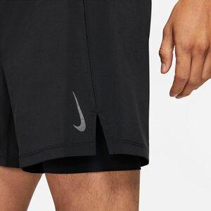 NIKE Herren Trainingsshorts "2-in-1 Yoga Shorts" XL in Grau