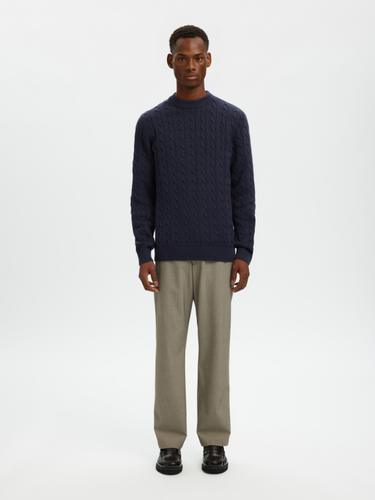 SLHRYAN STRUCTURE CREW NECK L Normal geschnitten - Sky Captain