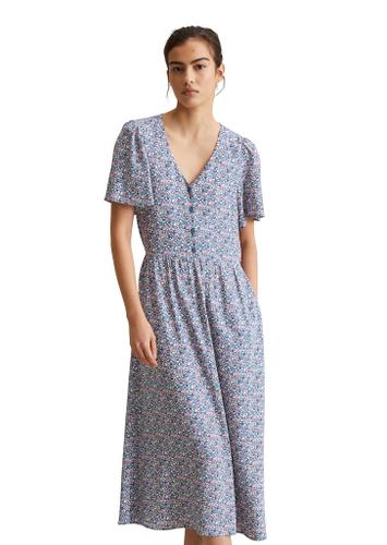Blümchenkleid regular M Regular Fit - Medium Blue_multi_05