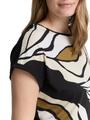 Plus Size - T-Shirt mit Muster 54 Regular Fit - Deep Black