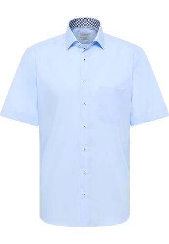 Original Shirt Popeline Kurzarm 40/Kurzarm MODERN FIT - Hellblau