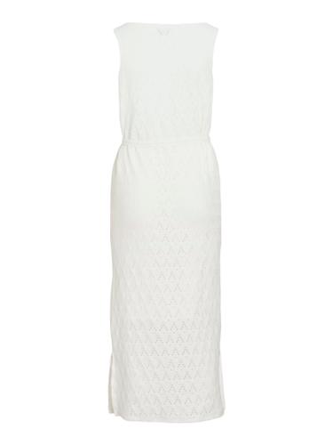 VIAMALINA S/L MIDI DRESS/VOL/PB XL Normal geschnitten - Snow White