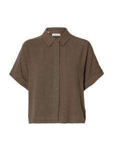SLWVIVA SS CROPPED SUN SHIRT NOOS 36 Normal geschnitten - Chocolate Chip