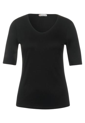 Basic Kurzarmshirt 34 - Black