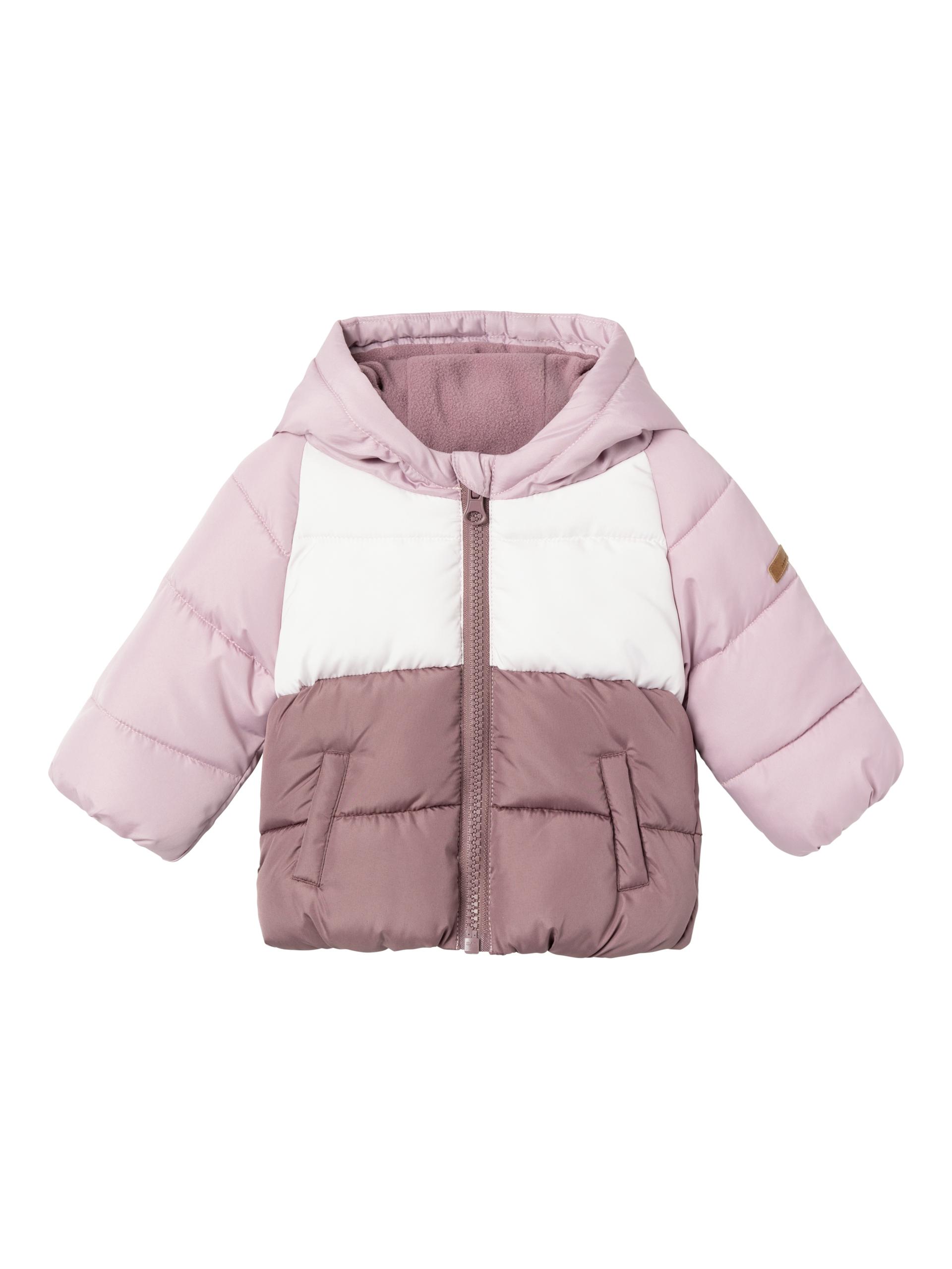 NBNMAPLE JACKET BLOCK 68 - Mauve Shadows