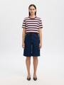 SLFESSENTIAL SS STRIPED BOXY TEE NOOS S Box Fit - Fig