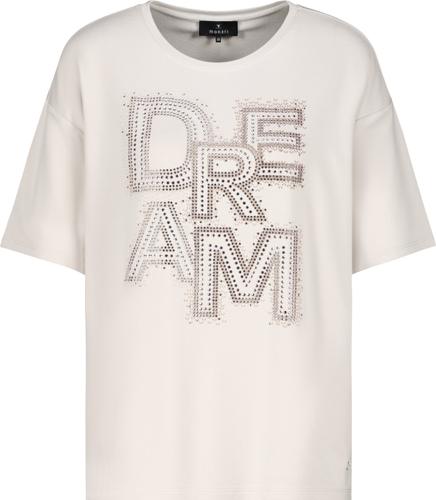 T-Shirt mit Schrift 36 - Warm Sand