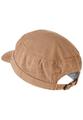 Military Cap aus reiner Baumwolle OS - Sepia Brown