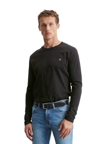 Longsleeve shaped Schwarz L