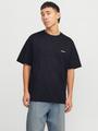 JORPAROS EASTER SKETCH TEE SS CREW N LN L Locker geschnitten - Black