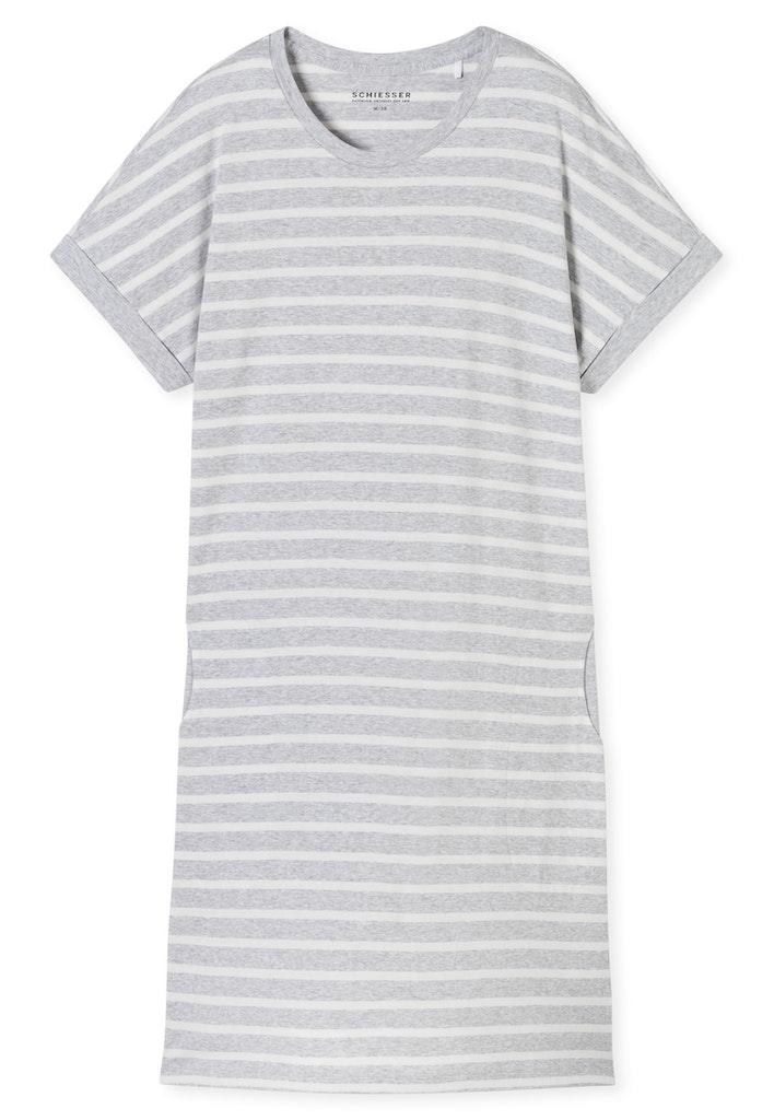 Nachthemd kurzarm, 95 cm Grau 44