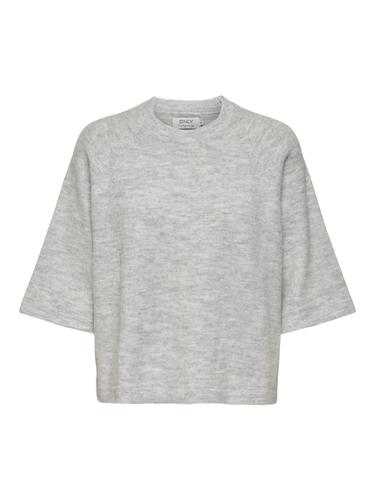 ONLSIMONI 3/4 PULLOVER KNT NOOS XL Normal geschnitten - Light Grey Melange