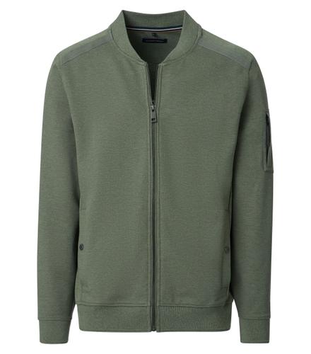 Sweatjacke M Basic Circular Knit - Grün