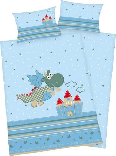 Babybettwäsche »Kleiner Drache«, Baby Best, mit niedlichem Motiv