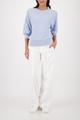 Strickpullover mit Lurex 38 - Light Sky