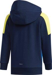 ADIDAS Kinder Fitted Kapuzenjacke 116 in Blau