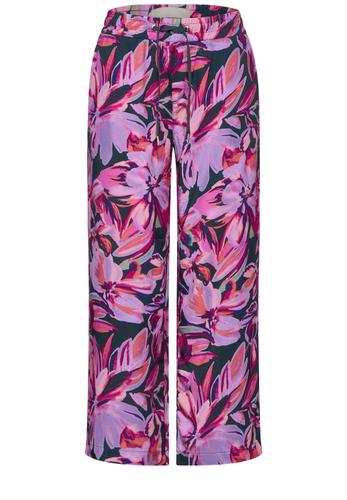 Wide Legs Print Hose 34/26 - Magnolia Pink