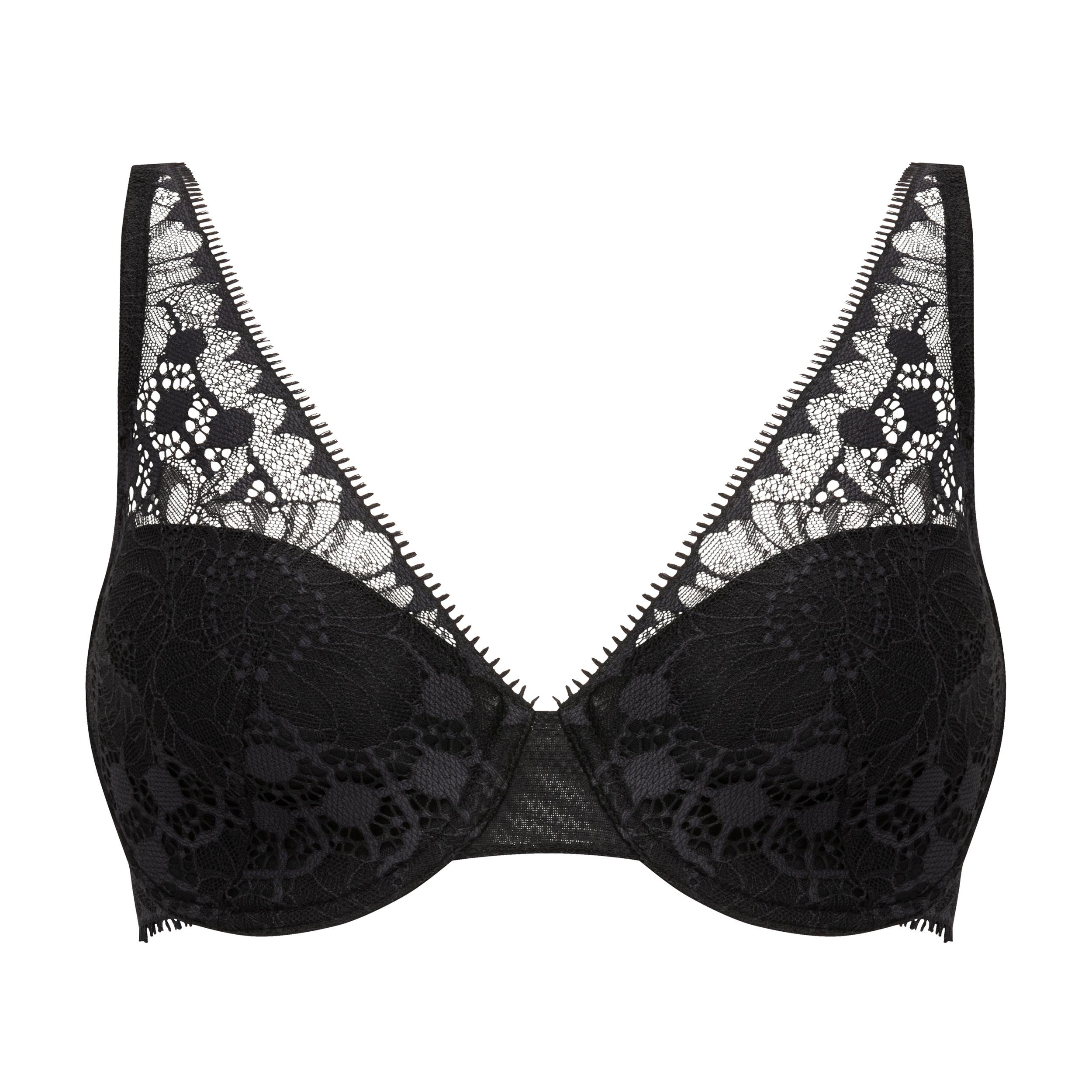 Day-To-Night Tief ausgeschnittener Spacer-BH 75 B - Schwarz