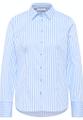 Bluse Satingewebe Langarm Blau 38/Langarm