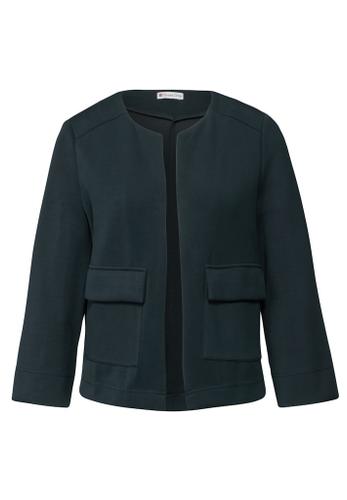 Silk-Look Jacke Grün 36