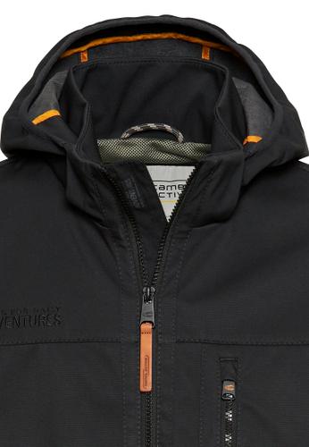 Softshell Jacke mit abnehmbarer Kapuze 58 Regular Fit - Asphalt