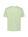 T-Shirt Crewneck Pin Stripe Garment Dyed M Regular Fit - Green