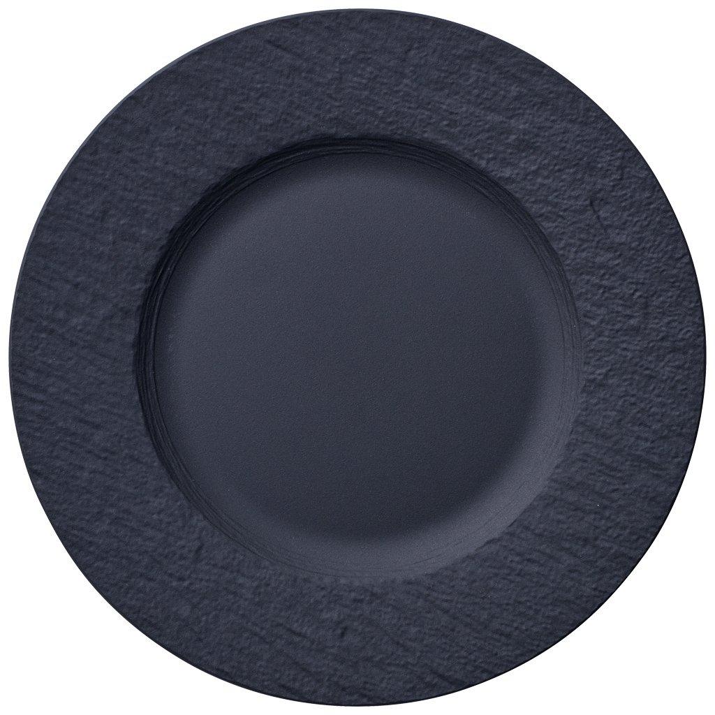 Villeroy und Boch Manufacture Rock Frühstücksteller 22cm - Schwarz