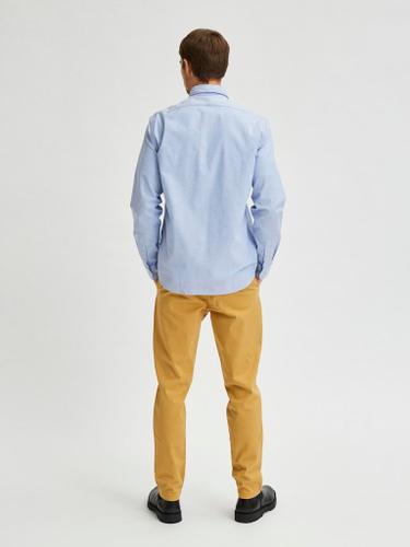 SLHREGRICK-OX SHIRT LS NOOS Blau XXL