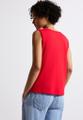 Jersey-Top mit Häkeldetails Rot 36