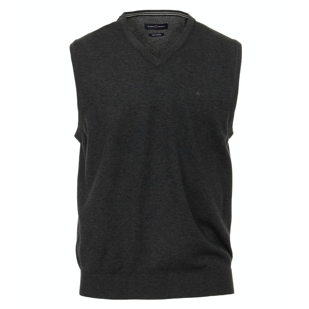 Pullunder uni 004460 3XL - Anthrazit