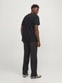 JORNOTO GRAPHIC CHEST TEE SS C.N LN M Weit geschnitten - Black