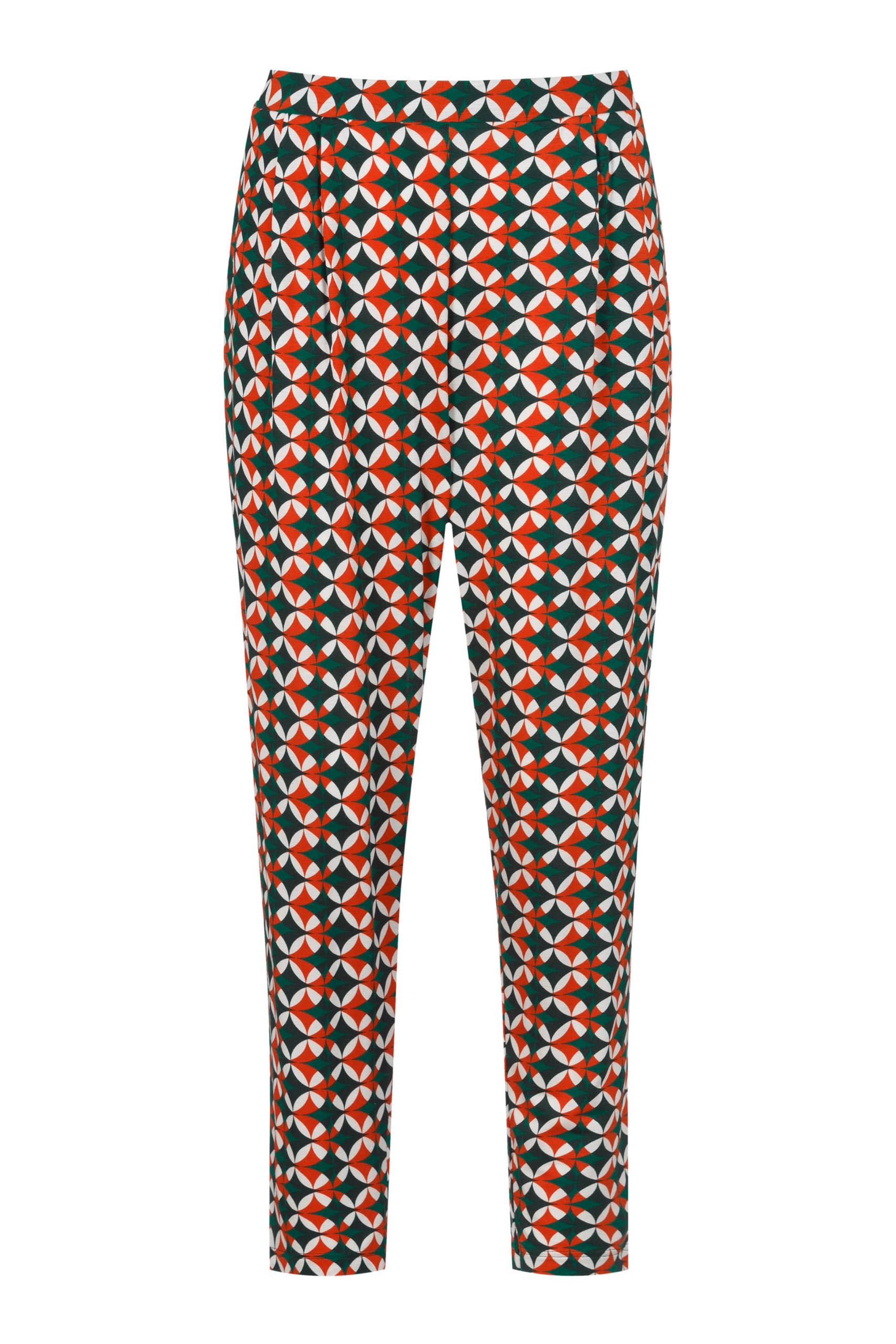 pants ankle cut S - Green Leaves