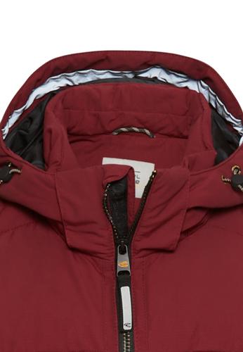 Winterjacke mit abnehmbarer Kapuze 54 Regular Fit - Amber Red