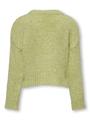 KOGMARIE LS O-NECK SHORT KNT 134/140 Normal geschnitten - Celery Green