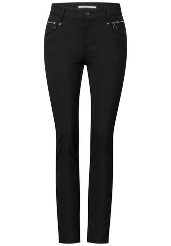 Hose mit Zipper Details 34/30 - Black