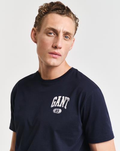 GANT 49 Arch Graphic T-Shirt M - Evening Blue