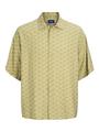JORMARSHALL ISLINGTON AOP SHIRT SS SN L Weit geschnitten - Cedar