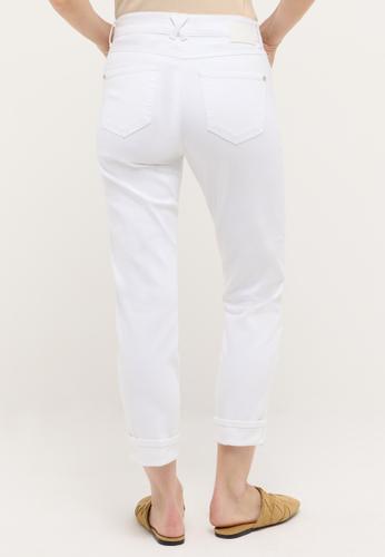 3508109-70 DARLEEN TURN UP 42/30 7/8 STRAIGHT FIT - White