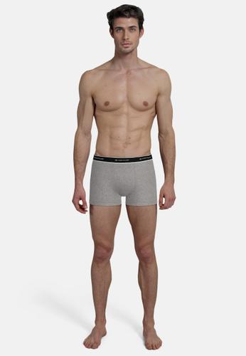 TOM TAILOR Herren Hip Pants 2er Pack S - Darkgrey Melange